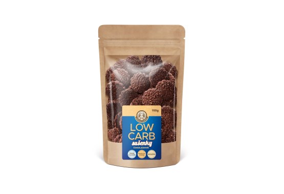 Low carb sušenky čokoládové s proteinem
